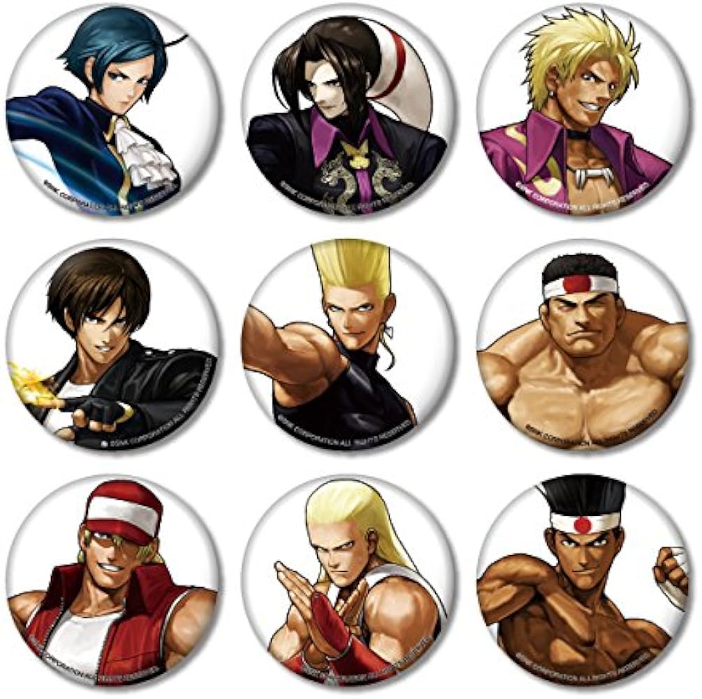 Amazon.co.jp: KOF XIIIトレーディング缶バッジ Vol.1(バラ